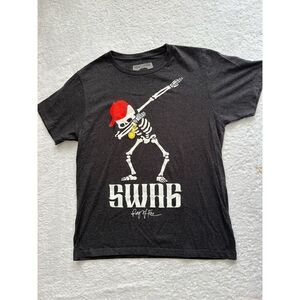 Ring of fire skeleton swag boys T-shirt size XL